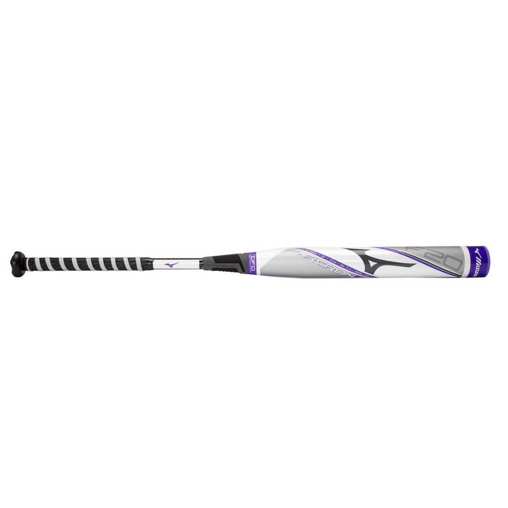 Mazza Da Baseball Mizuno F20-PWR CRBN - Fastpitch (-9) Donna - Bianche/Viola - 08769-SEQN